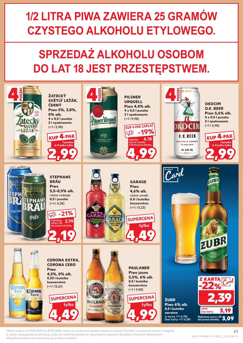 Gazetka: U nas zawsze najlepszy wybór - Kaufland - strona 61