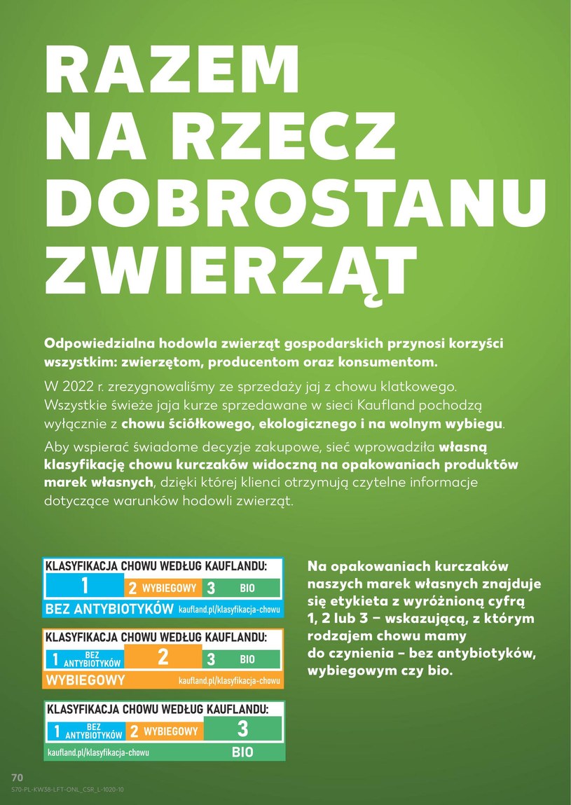 Gazetka: U nas zawsze najlepszy wybór - Kaufland - strona 70