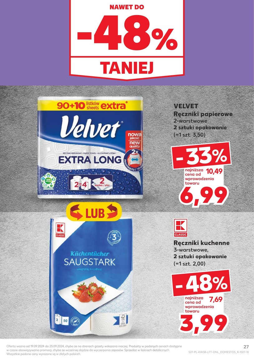 Gazetka: Taniej, smaczniej, lepiej - Kaufland - strona 27