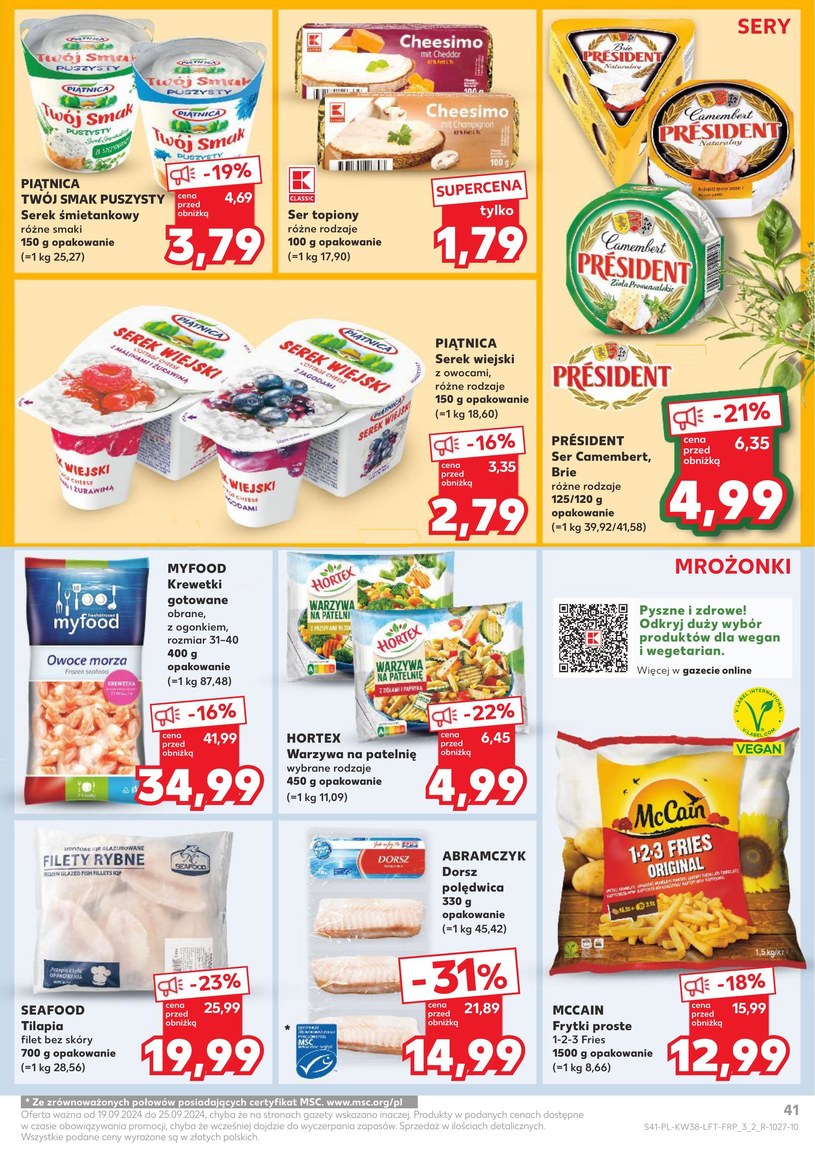 Gazetka: Taniej, smaczniej, lepiej - Kaufland - strona 41