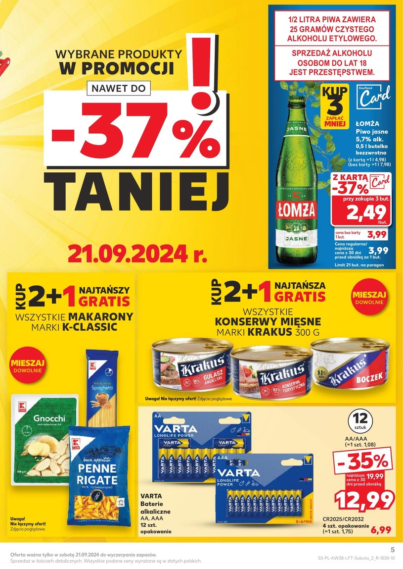 Gazetka: Jesienne smaki w super cenach - Kaufland - strona 5