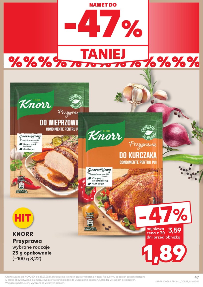 Gazetka: Jesienne smaki w super cenach - Kaufland - strona 47