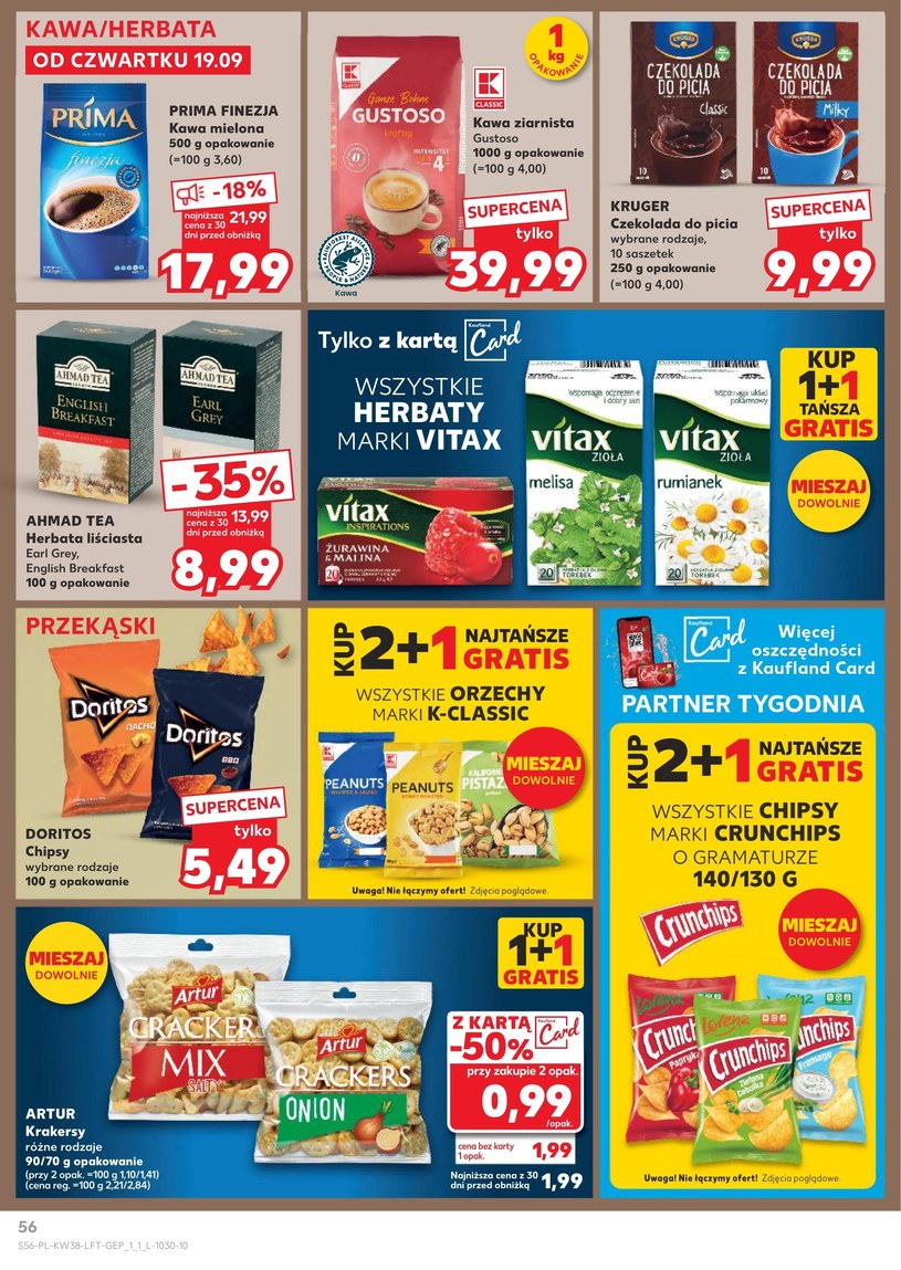 Gazetka: Jesienne smaki w super cenach - Kaufland - strona 56