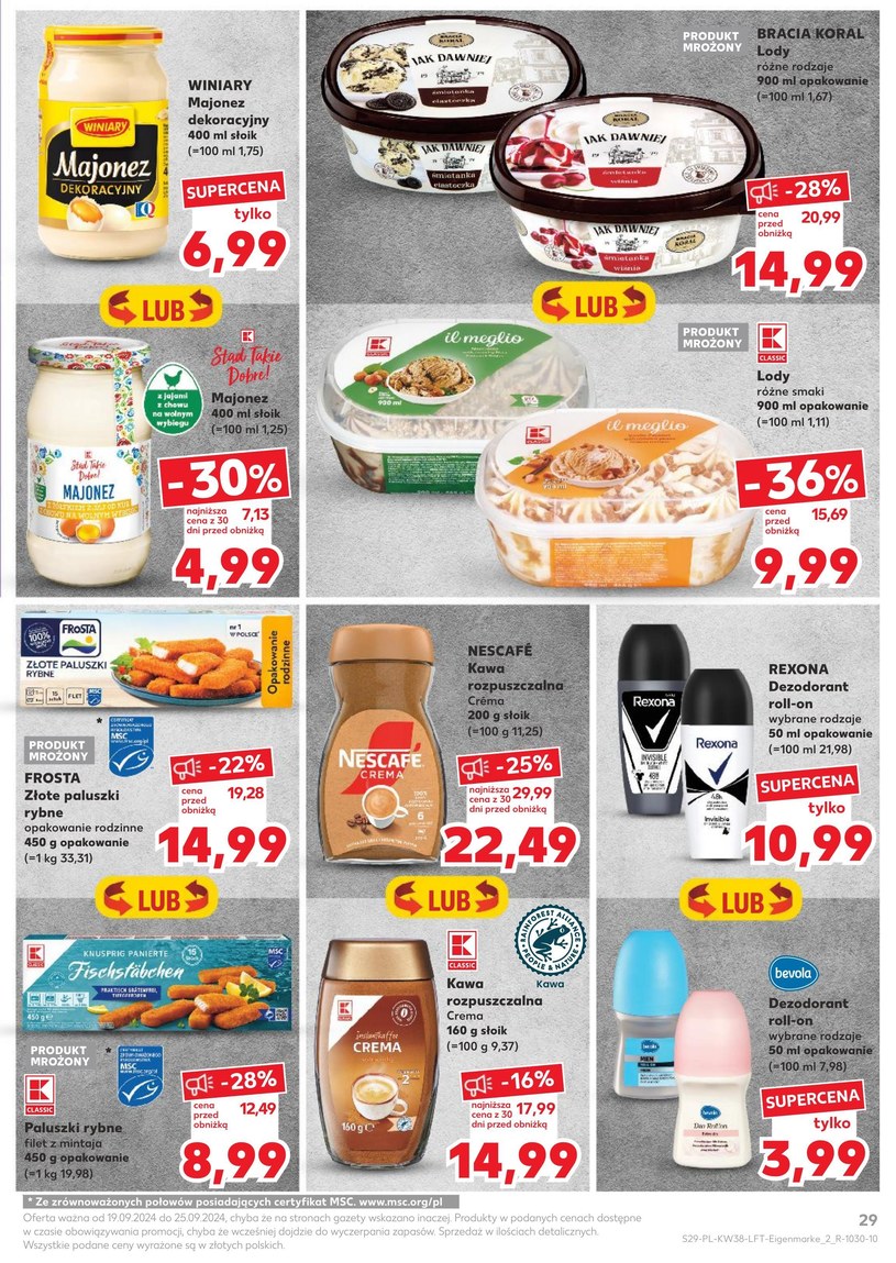 Gazetka: Ulubione marki w niższych cenach - Kaufland - strona 29