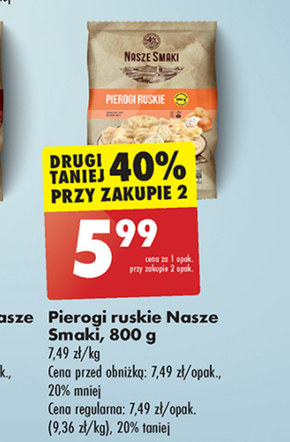 Pierogi Nasze Smaki niska cena