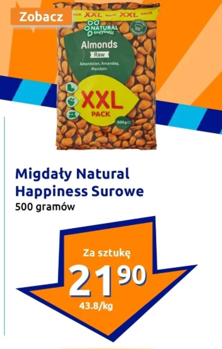 Migdały Natural Happiness