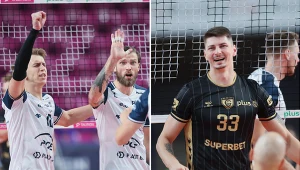 Artur Szalpuk i Andrzej Wrona (z lewej) z PGE Projektu pokonali GKS Katowice Łukasza Usowicza