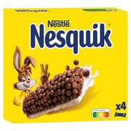 Nestlé Nesquik Płatki śniadaniowe w formie batonika 100 g (4 x 25 g)