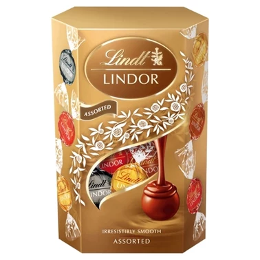 Lindt Lindor Praliny z czekolady mlecznej białej i gorzkiej 200 g - 1