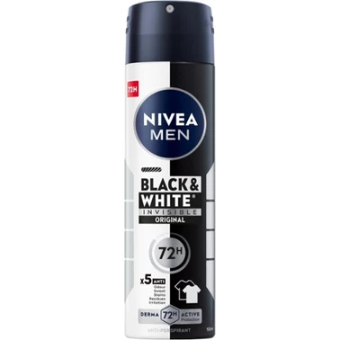 Nivea MEN Black&White Invisible Original Antyperspirant Spray 150 ml - 2