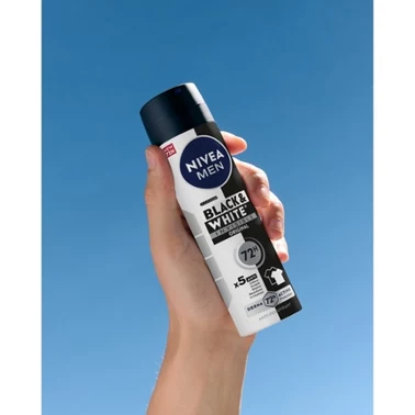 Nivea MEN Black&White Invisible Original Antyperspirant Spray 150 ml - 0