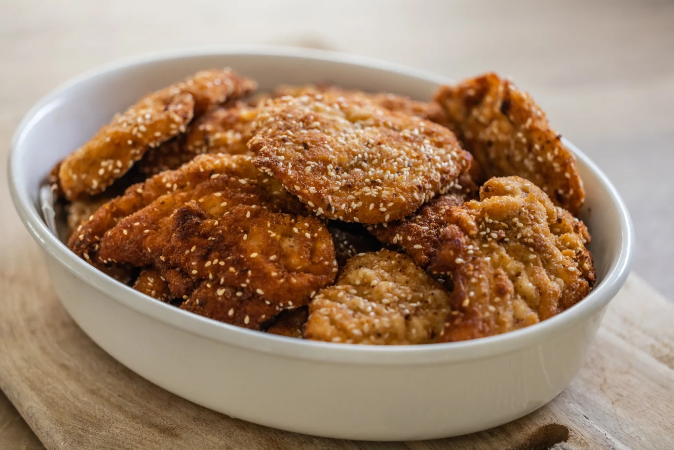 Sznycle z bakłażana to pyszna wegetariańska przekąska Sznycle z bakłażana to pyszna wegetariańska przekąska