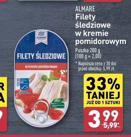 Filety śledziowe Almare