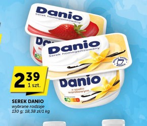 Danio Serek homogenizowany bananowy 130 g niska cena