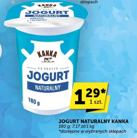 Jogurt naturalny Kanka