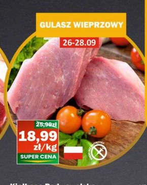 Gulasz wieprzowy niska cena