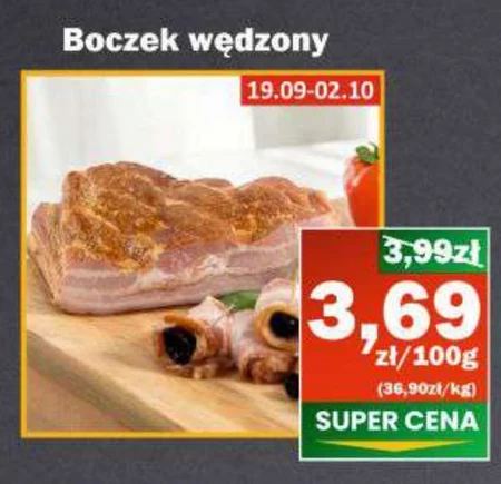 Boczek wędzony Super bock