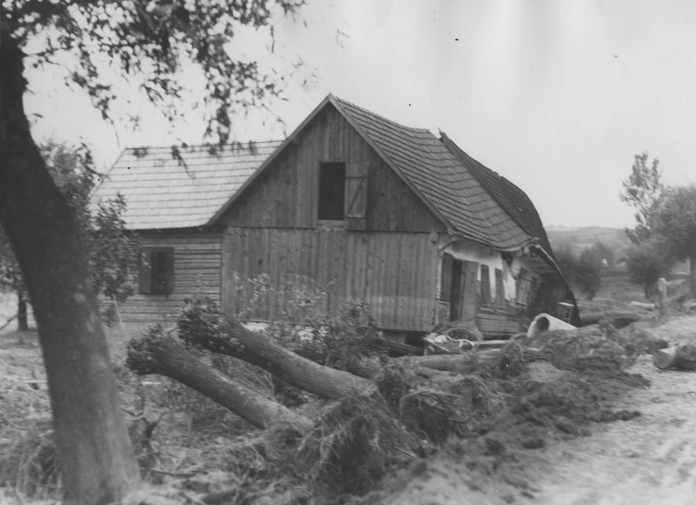Powódź z Zgłobicach w 1934 r.