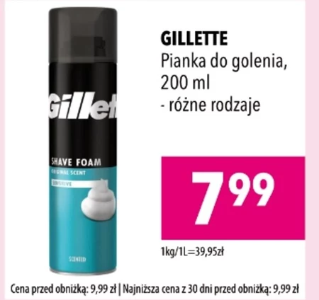 Pianka do golenia Gillette