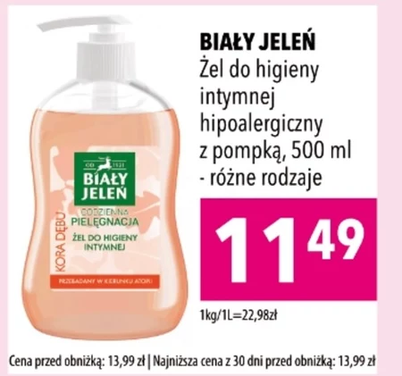 Żel do higieny intymnej Biały Jeleń