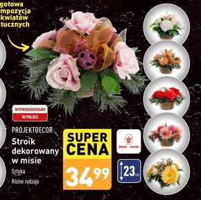 Stroik dekorowany Projektdecor niska cena