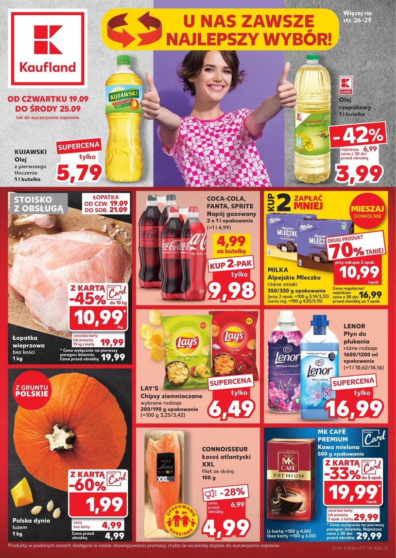 Gazetka: U nas zawsze najlepszy wybór - Kaufland - strona 1