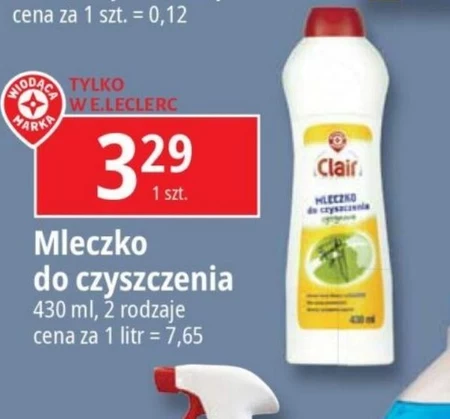 Mleczko do czyszczenia Clair