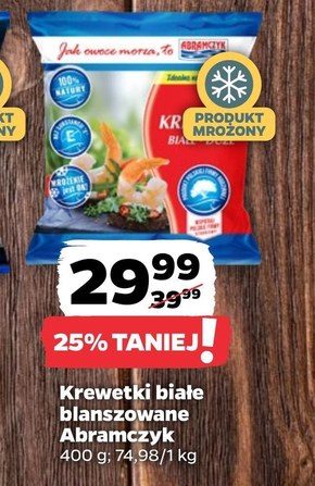 Blanszowane krewetki Abramczyk niska cena