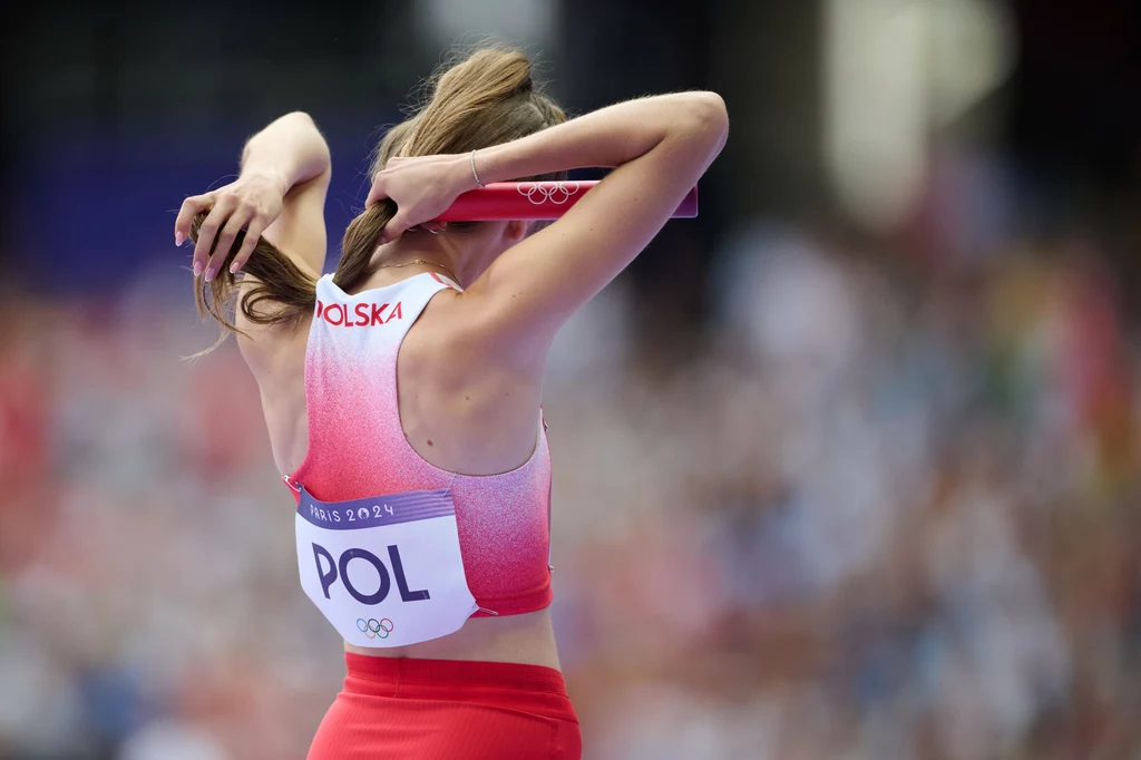 Anastazja Kuś podczas igrzysk olimpijskich w Paryżu Anastazja Kuś podczas igrzysk olimpijskich w Paryżu