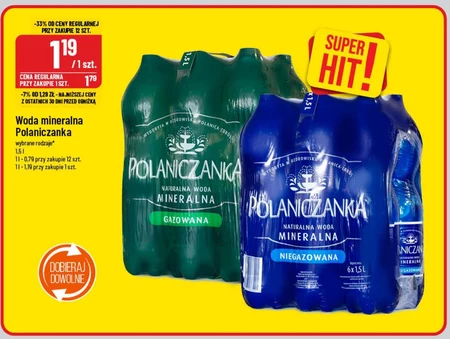 Woda mineralna Polaniczanka