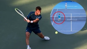 Kibice chwytali się za głowy, "czary" na korcie. Nie do wiary, że to się udało