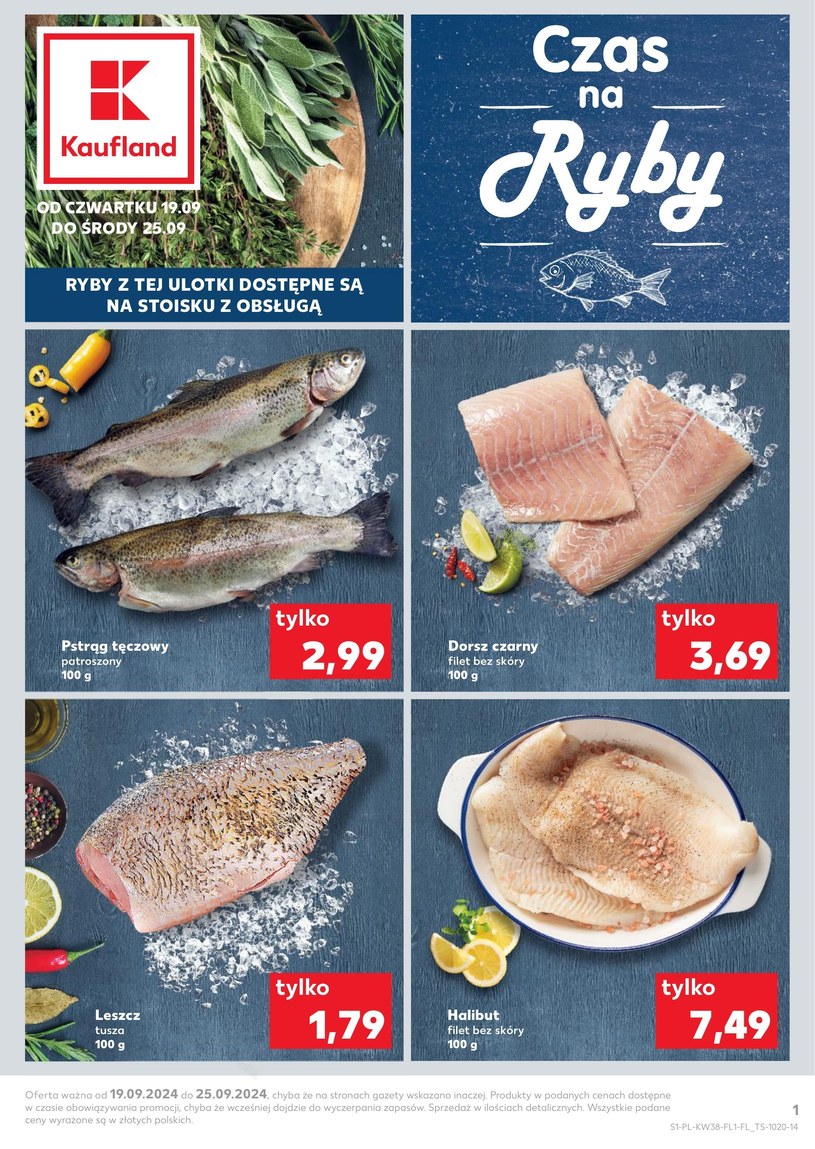 Gazetka: Czas na ryby! - Kaufland - strona 1