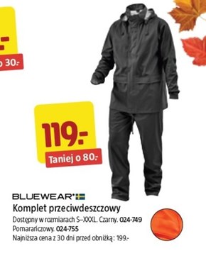 Zestaw przeciwdeszczowy Bluewear niska cena