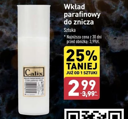 Wkład parafinowy Calix