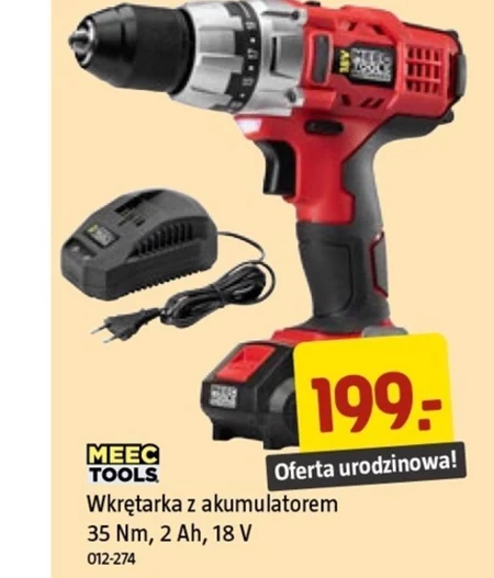 Akumulatorowa wkrętarka Meec Tools