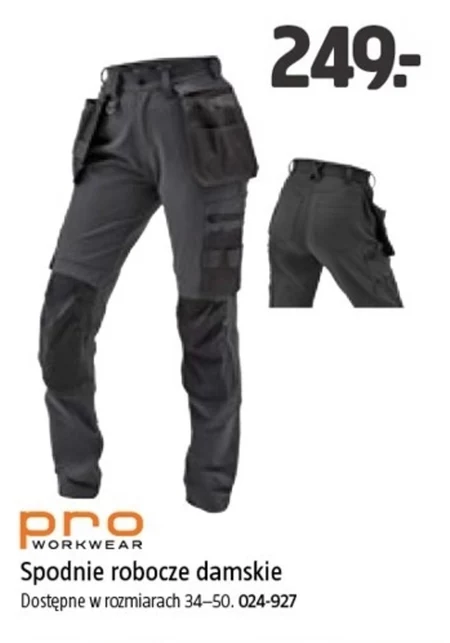 Spodnie robocze damskie Pro Workwear