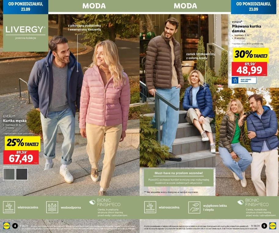 Lidl oferuje promocję na kurtki pikowane! Lidl oferuje promocję na kurtki pikowane!