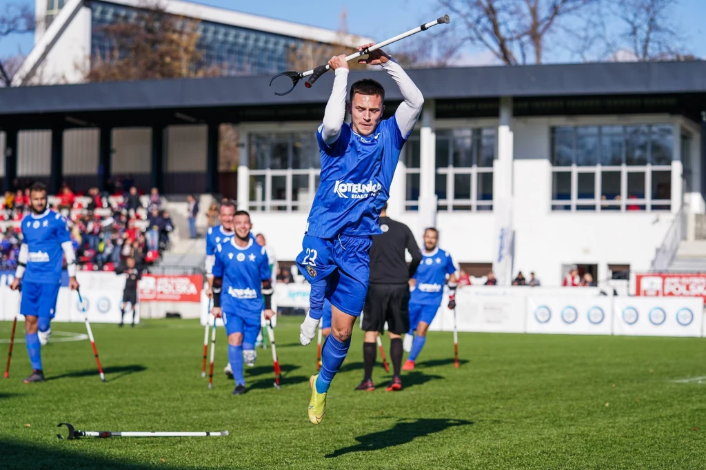 Krystian Kapłon zdobył dla Wisły dwie bramki