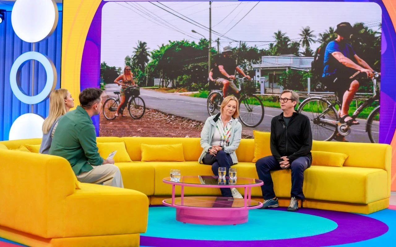 Piotr Cyrwus i Maja Berełkowska