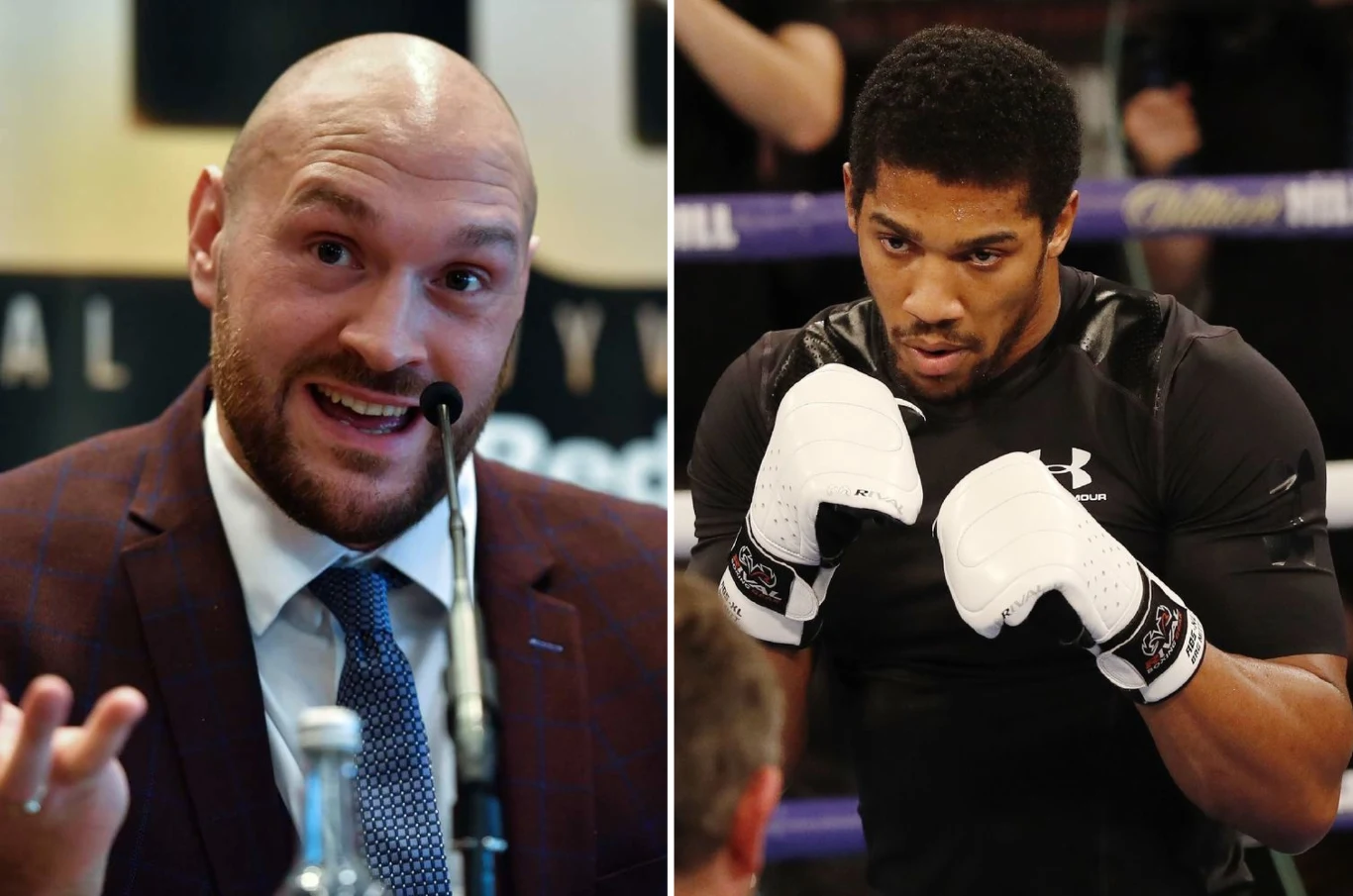 Tyson Fury wybrał się na walkę z udziałem Anthony'ego Joshuy