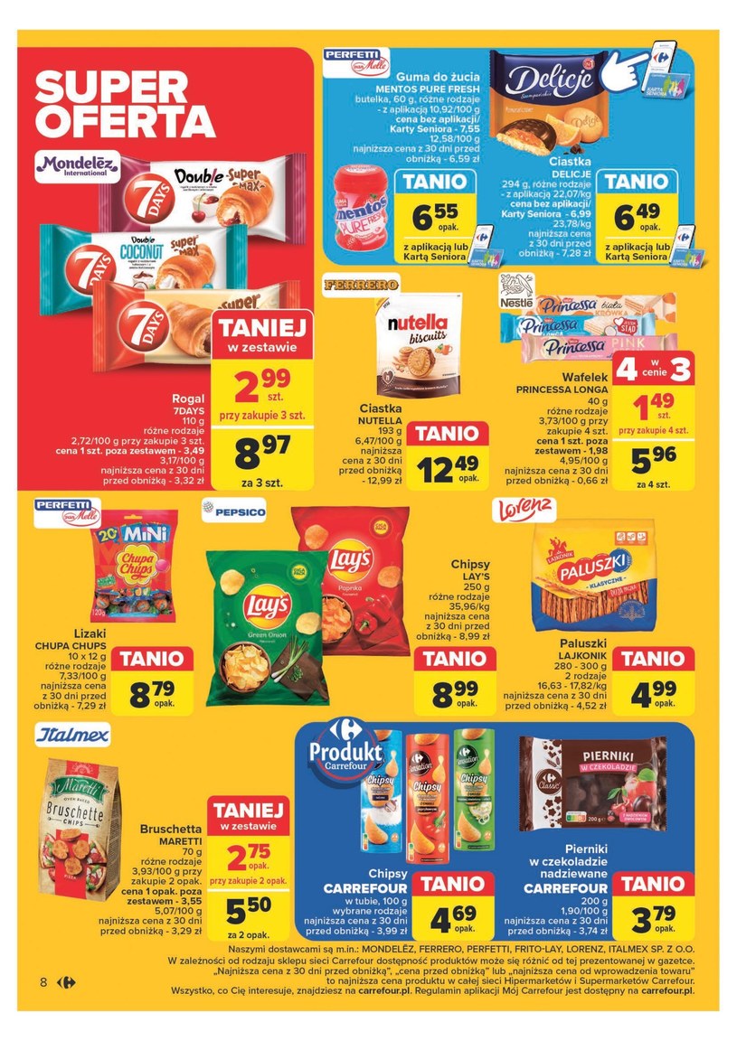 Gazetka: Taniej z kartą Payback – Carrefour - strona 8