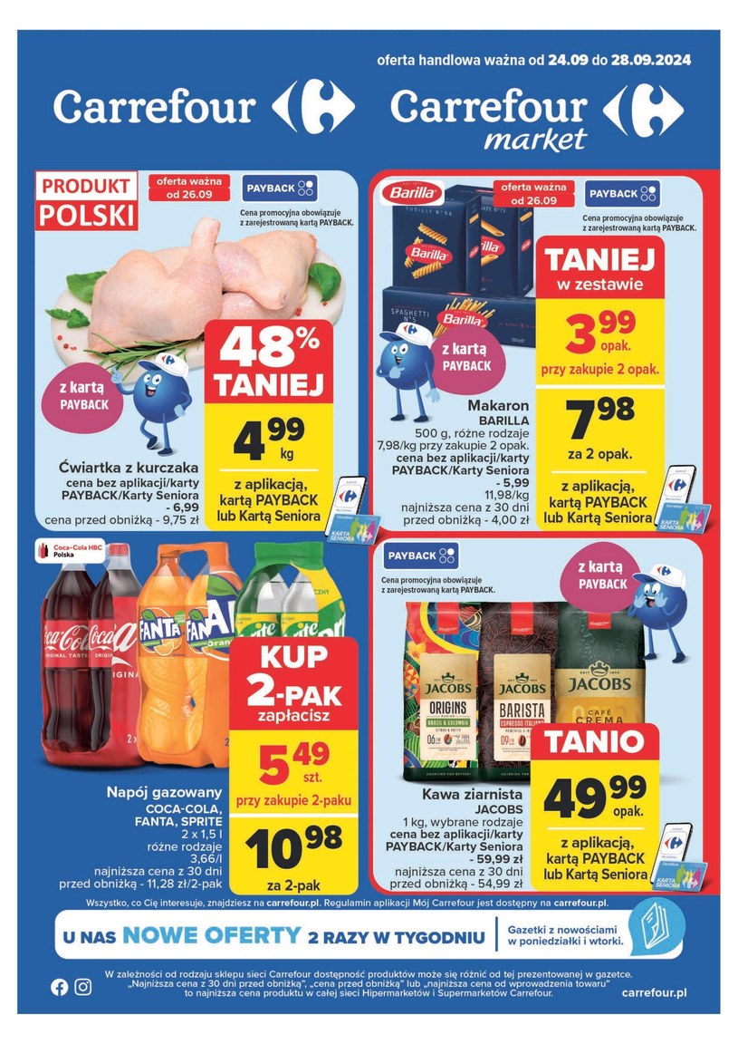 Gazetka promocyjna Carrefour - ważna od 24. 09. 2024 do 28. 09. 2024