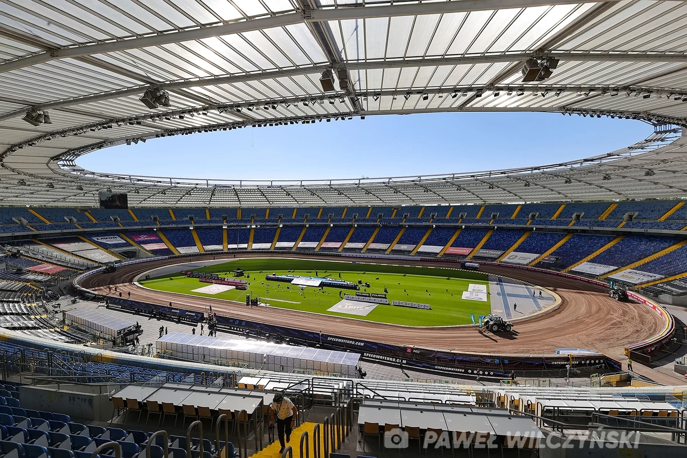 Tor żużlowy na Stadionie Śląskim.