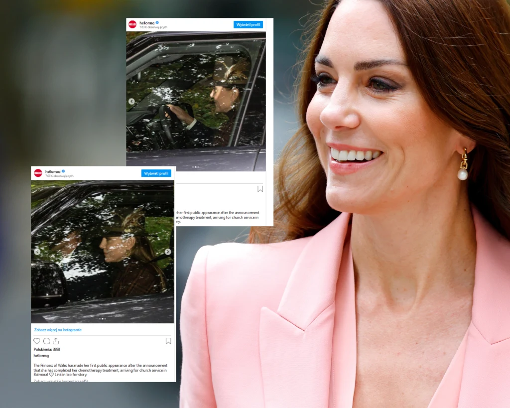 Księżna Kate przyłapana na przejażdżce samochodem Księżna Kate przyłapana na przejażdżce samochodem