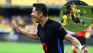 "Lewy" się nie zatrzymuje! Znowu to zrobił, dublet na boisku rywala. WIDEO