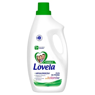 Lovela Family Hipoalergiczny płyn do prania do kolorów 1,85 l (28 prań) - 1