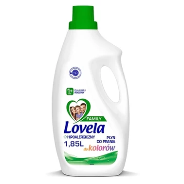 Lovela Family Hipoalergiczny płyn do prania do kolorów 1,85 l (28 prań) - 0