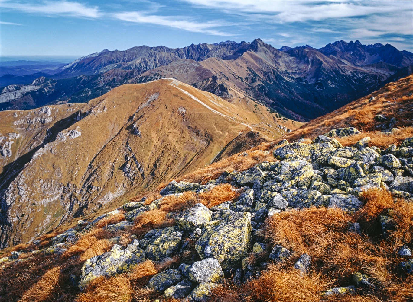 Czerwone Wierchy jesienią zachwycają. 