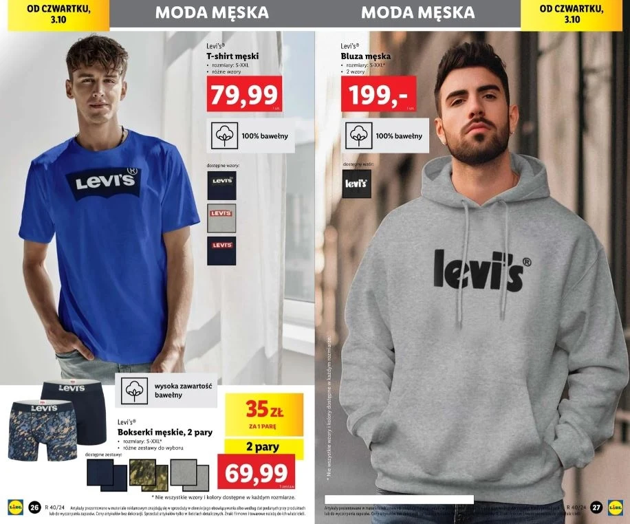 Ubrania Levi's w Lidlu!