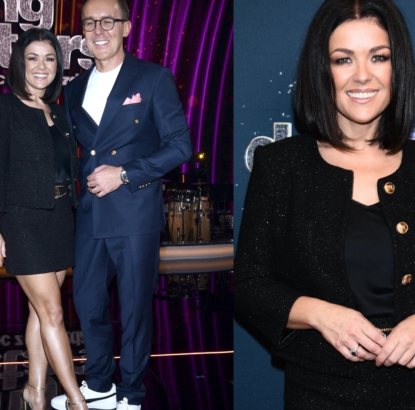 Kasia Cichopek i Maciej Kurzajewski w studiu "Tańca z gwiazdami" Kasia Cichopek i Maciej Kurzajewski w studiu "Tańca z gwiazdami"